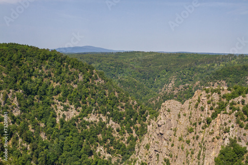 Blick in das Bodetal