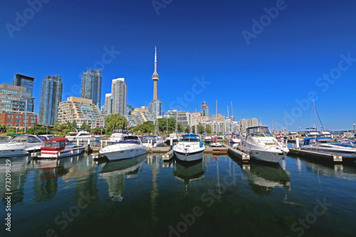 Toronto waterfront in the summer © pongsakorn1