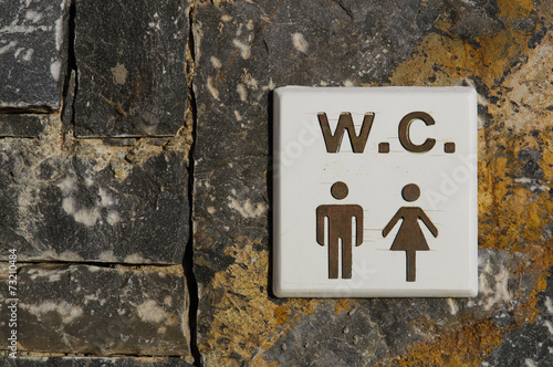 Toilet sign photo