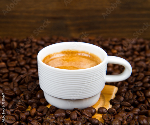 Fototapeta Naklejka Na Ścianę i Meble -  warm cup of coffee