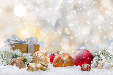 Abstract Christmas background