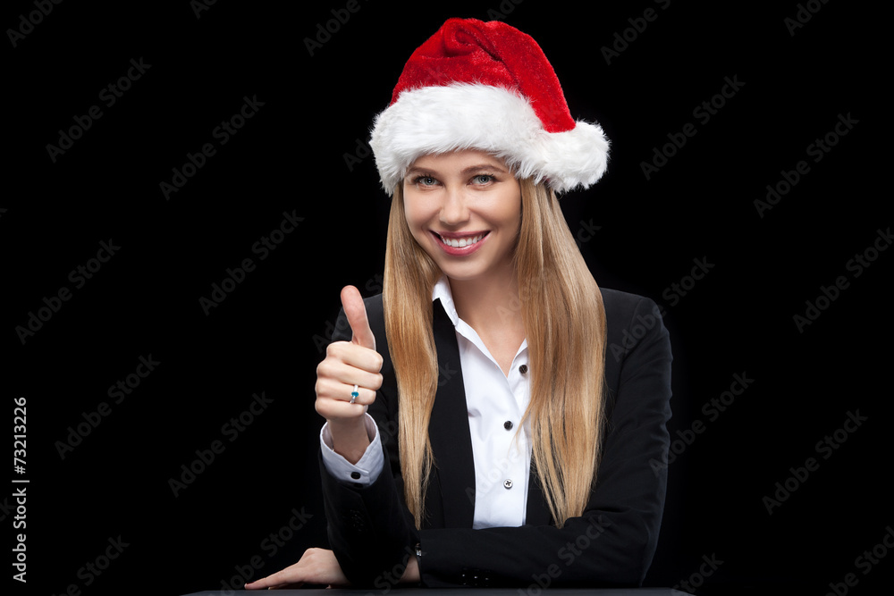beautiful young model isolated on perfect black background beautiful young model isolated on perfect black background