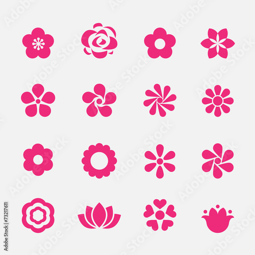 Fototapeta Naklejka Na Ścianę i Meble -  flower icon