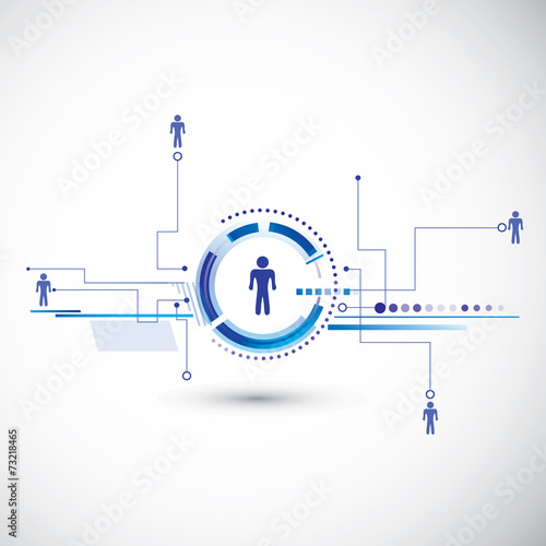 Human model connection