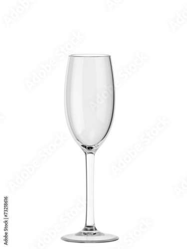 empty wine glass