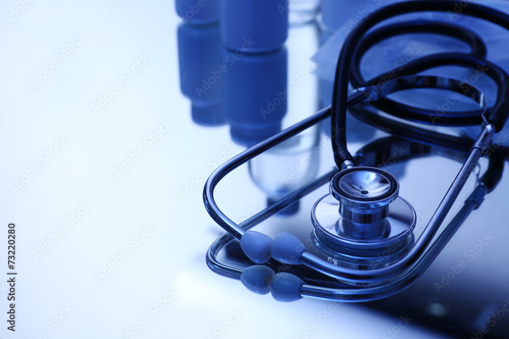 Stethoscope close up Stethoscope close up