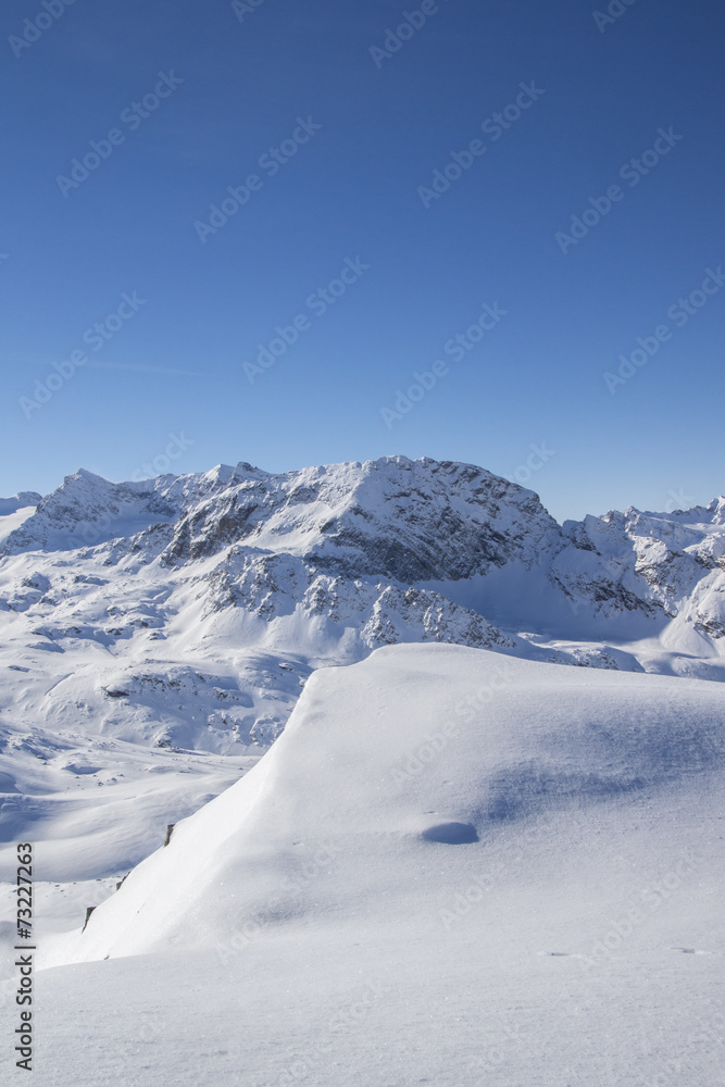 Winter in den Alpen