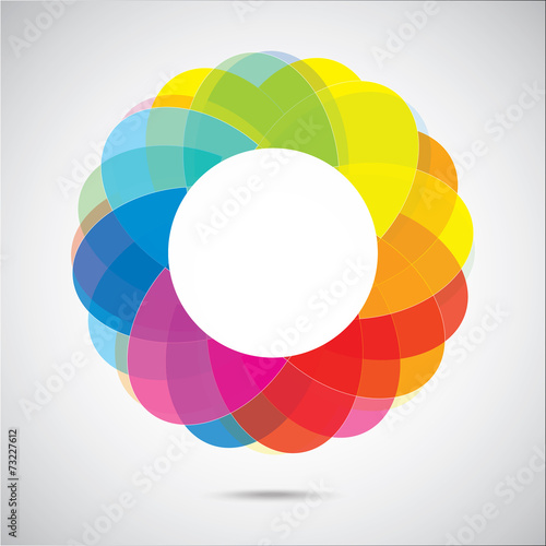 Abstract color figure