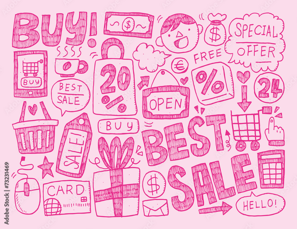 doodle business background doodle business background