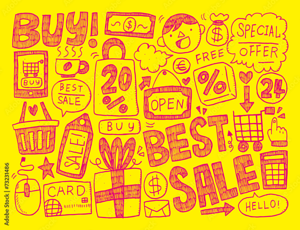 doodle business background doodle business background