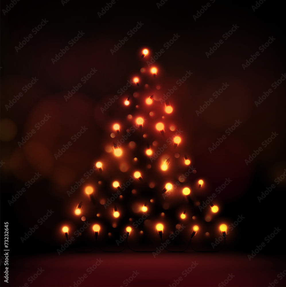 Christmas Tree - obrazy, fototapety, plakaty 