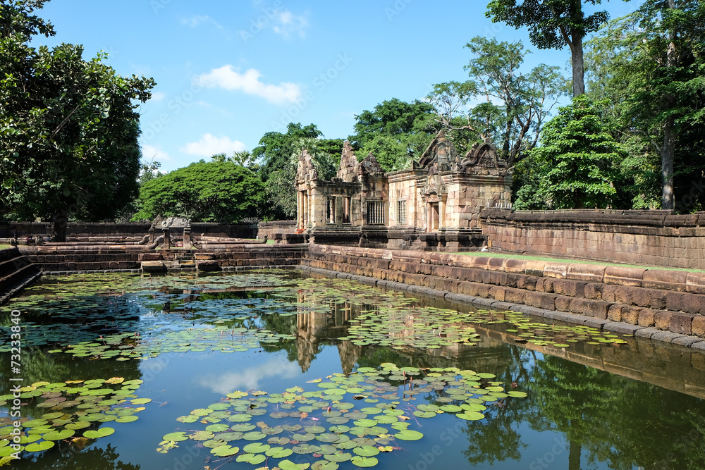 Fototapeta premium Ruiny Khmerów w Tajlandii