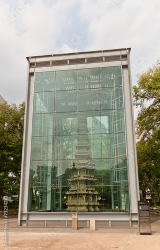 Marble pagoda  1467  of Wongaksa temple. Seoul  Korea