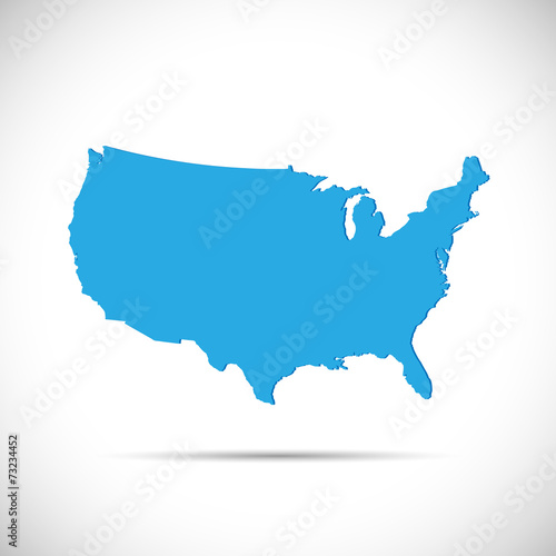 USA Map Illustration