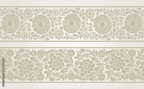 traditional paisley floral pattern, textile , Rajasthan, royal India
