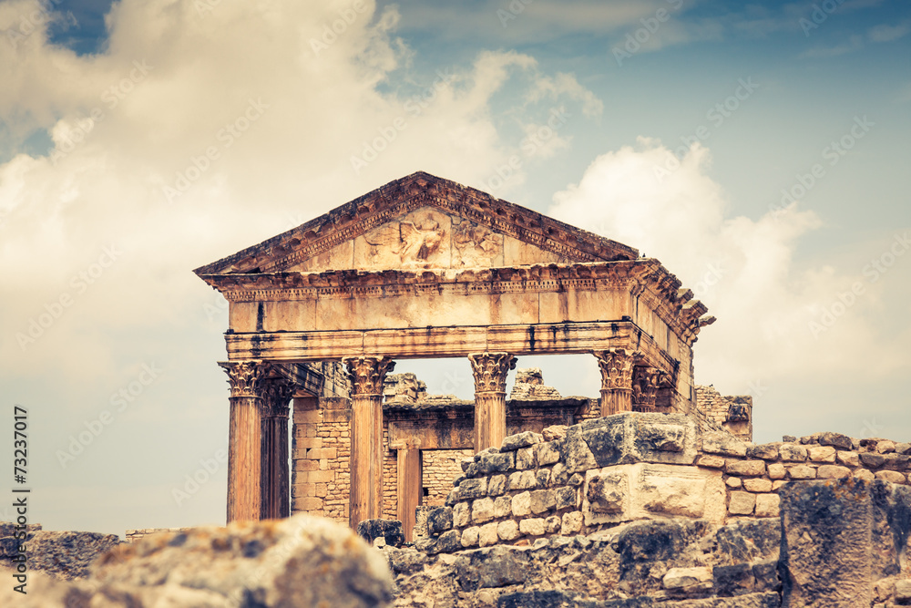 Ancient Roman city in Tunisia, Dougga