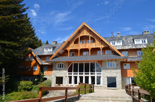 alpine-like hotel with garden in Bariloche