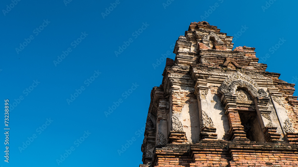 Ancient pagoda around ChiangMai, Thailand.