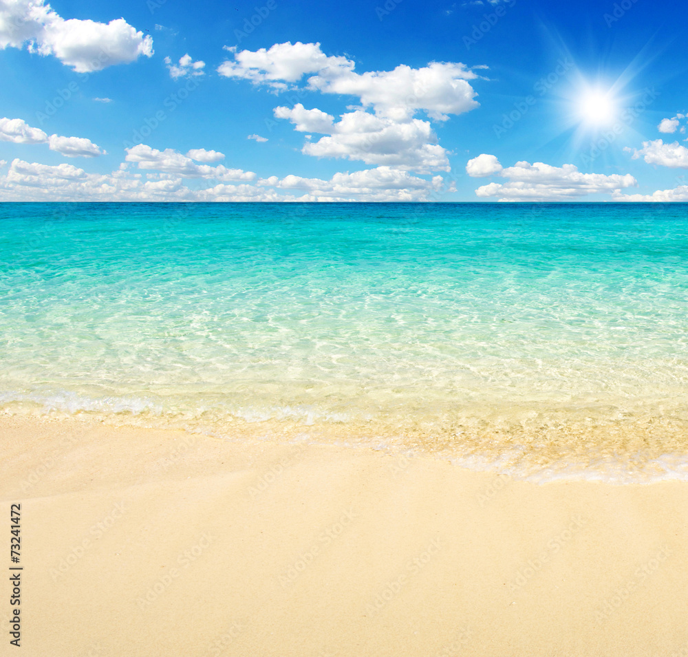 Fototapeta premium beach and tropical sea