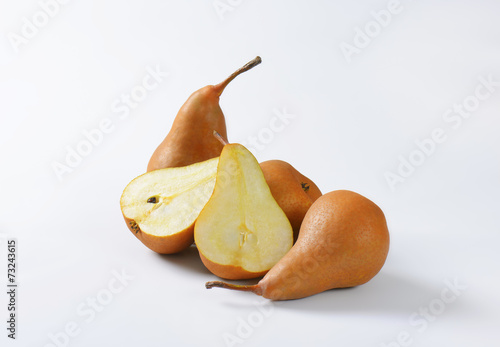 Ripe Bosc pears