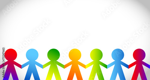 amicizia, comunità, colori, girotondo