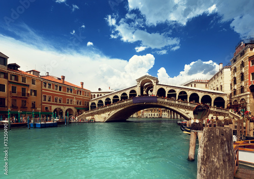 Rialto bridge in Venice, Italy