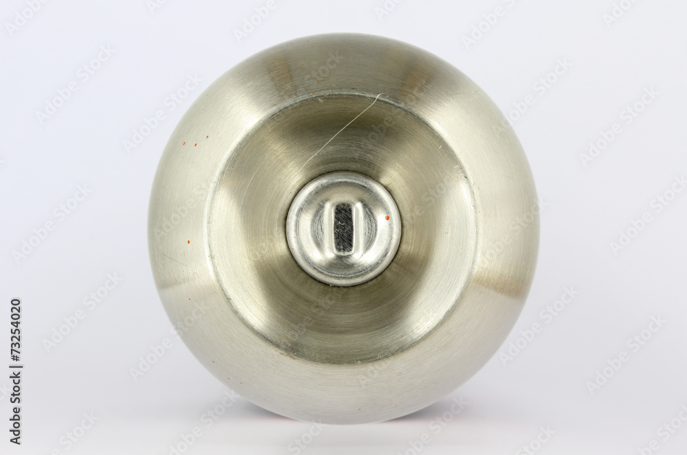 Used stainless steel round ball door knob. Used stainless steel round ball door knob.