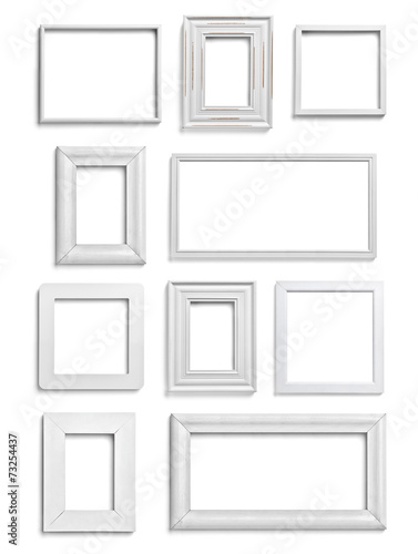 white frame wood background image