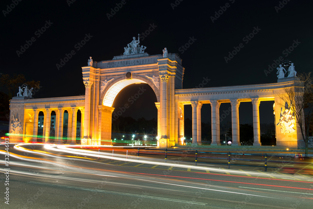 Fototapeta premium Light the school gate