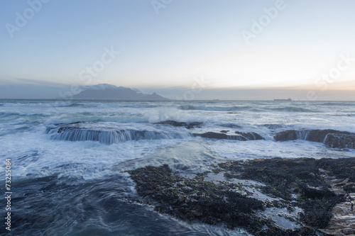 Table Mountain View from Bloubergstrand