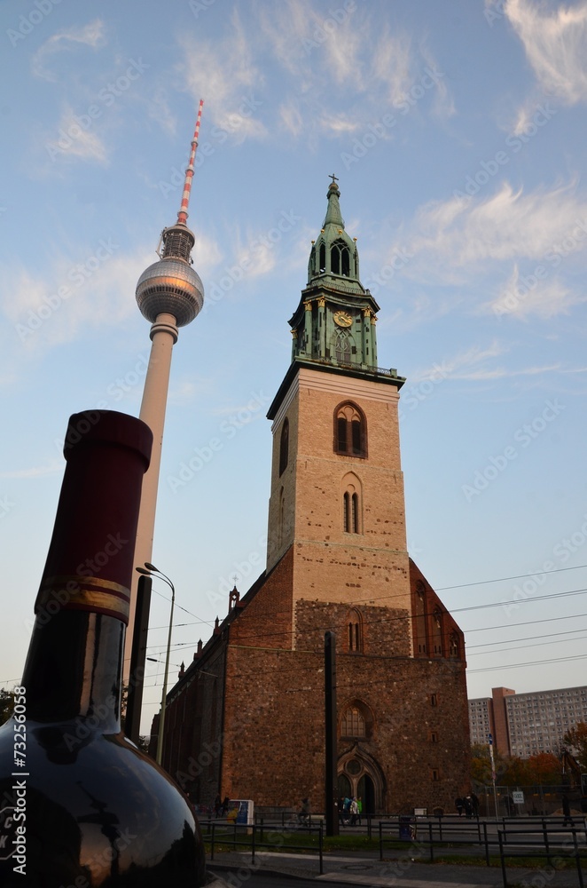 Fernsehturm et Marienkirche, Berlin 