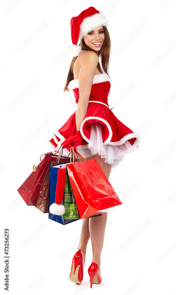 sexy girl wearing santa claus clothes sexy girl wearing santa claus clothes