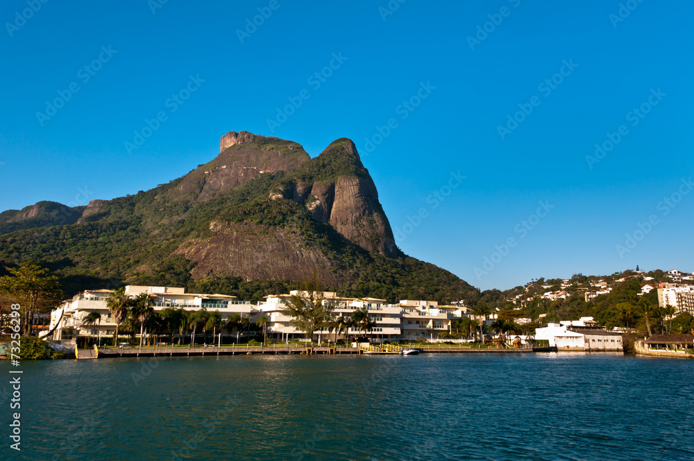 Beautiful Natural Landscape of Rio de Janeiro and Pedra da Gavea