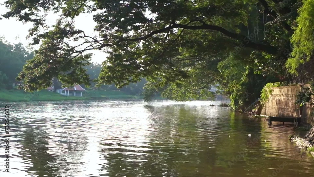 Morning sun in South East Asia, Beautiful life in Thailand Morning sun in South East Asia, Beautiful life in Thailand