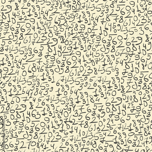 Hand-drawn doodles seamless pattern. Vector