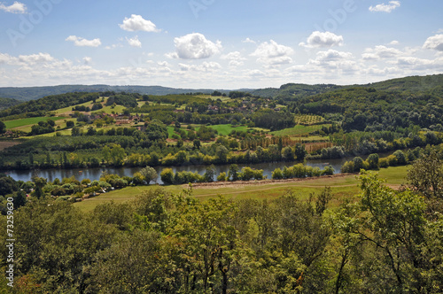 La valle della Dordogna a Marqueyssac - Aquitania