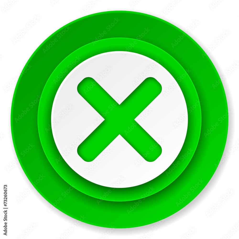 Obraz premium cancel icon, x sign