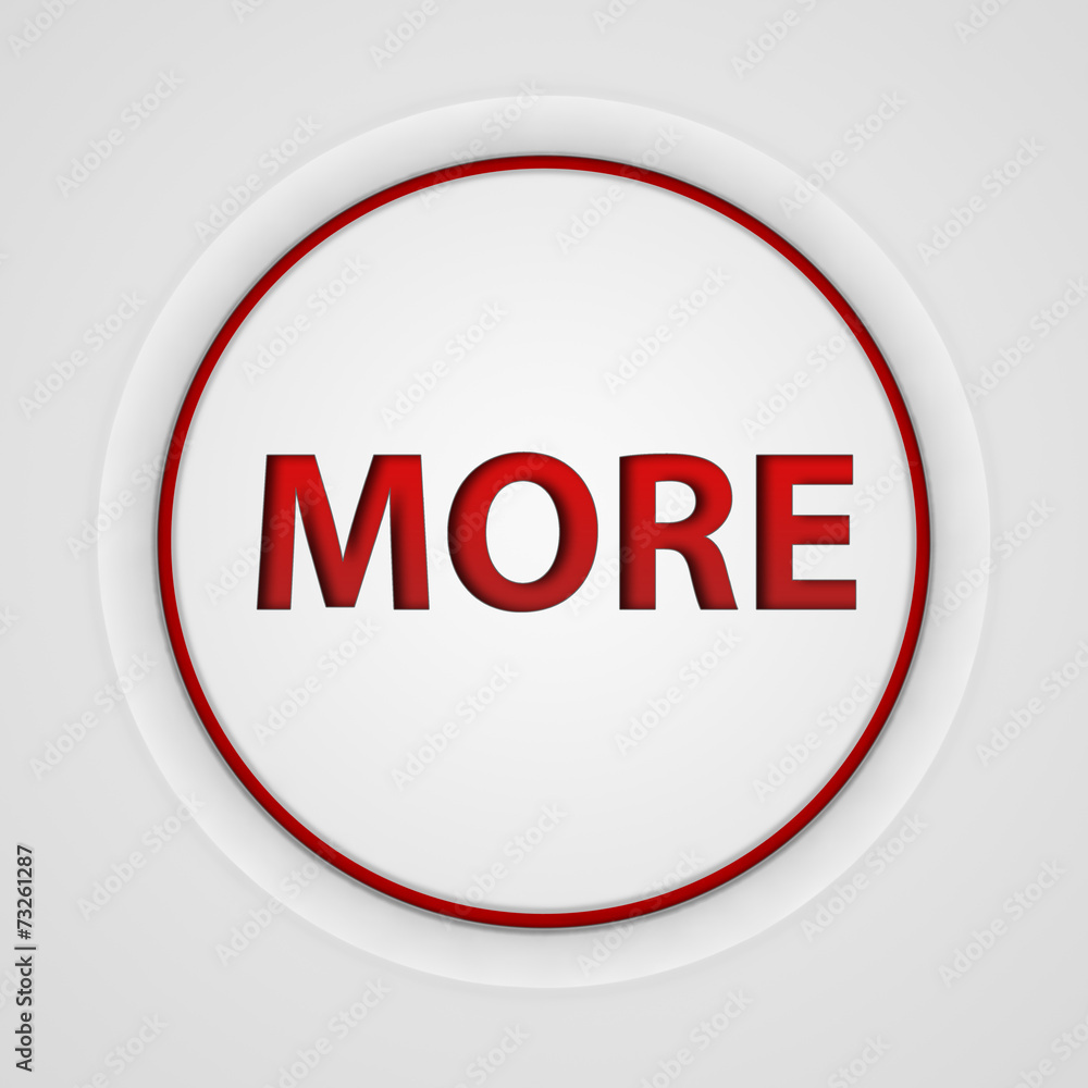 More circular icon on white background More circular icon on white background