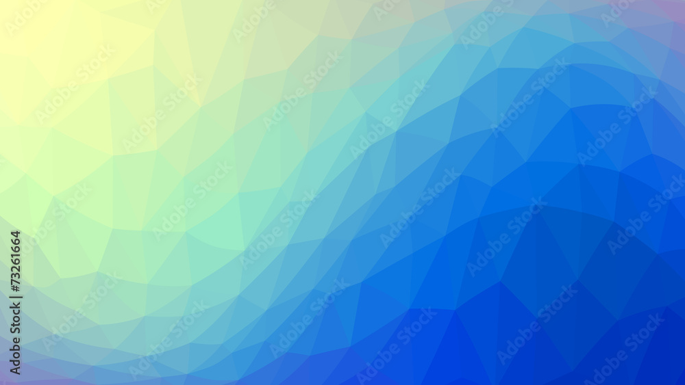 The wave of blue triangles. Raster .
