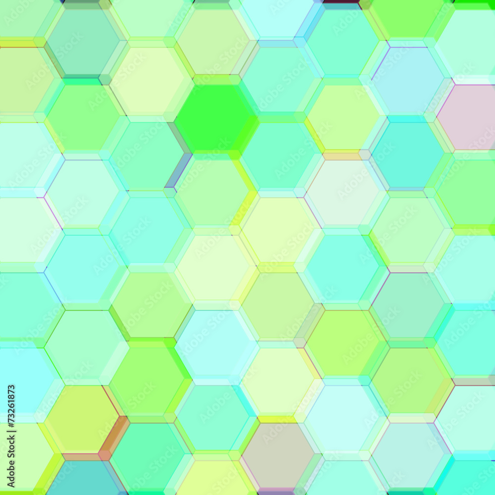 Background with birch acid hexagons. Raster Background with birch acid hexagons. Raster
