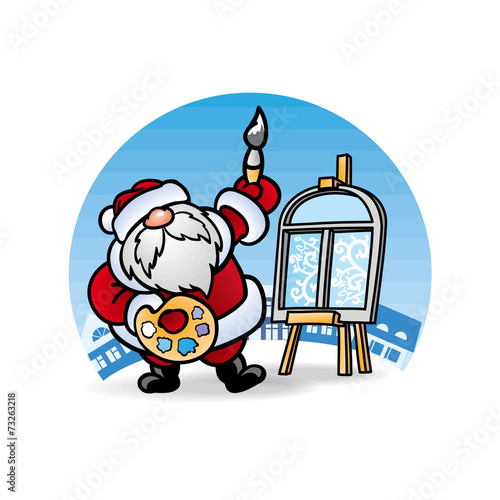 Дед Мороз Santa Claus художник