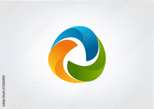 Abstract triangle Business icon Color symbol water Logo. Free Download Abstract triangle Business icon Color symbol water Logo. - GFXLoad