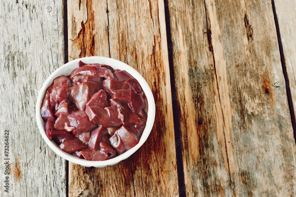 sliced pork liver sliced pork liver