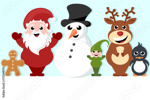 christmas cartoon characters