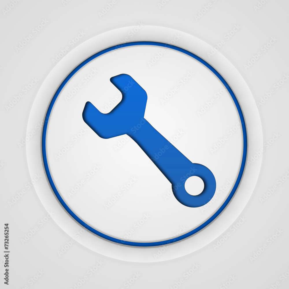 tools circular icon on white background tools circular icon on white background