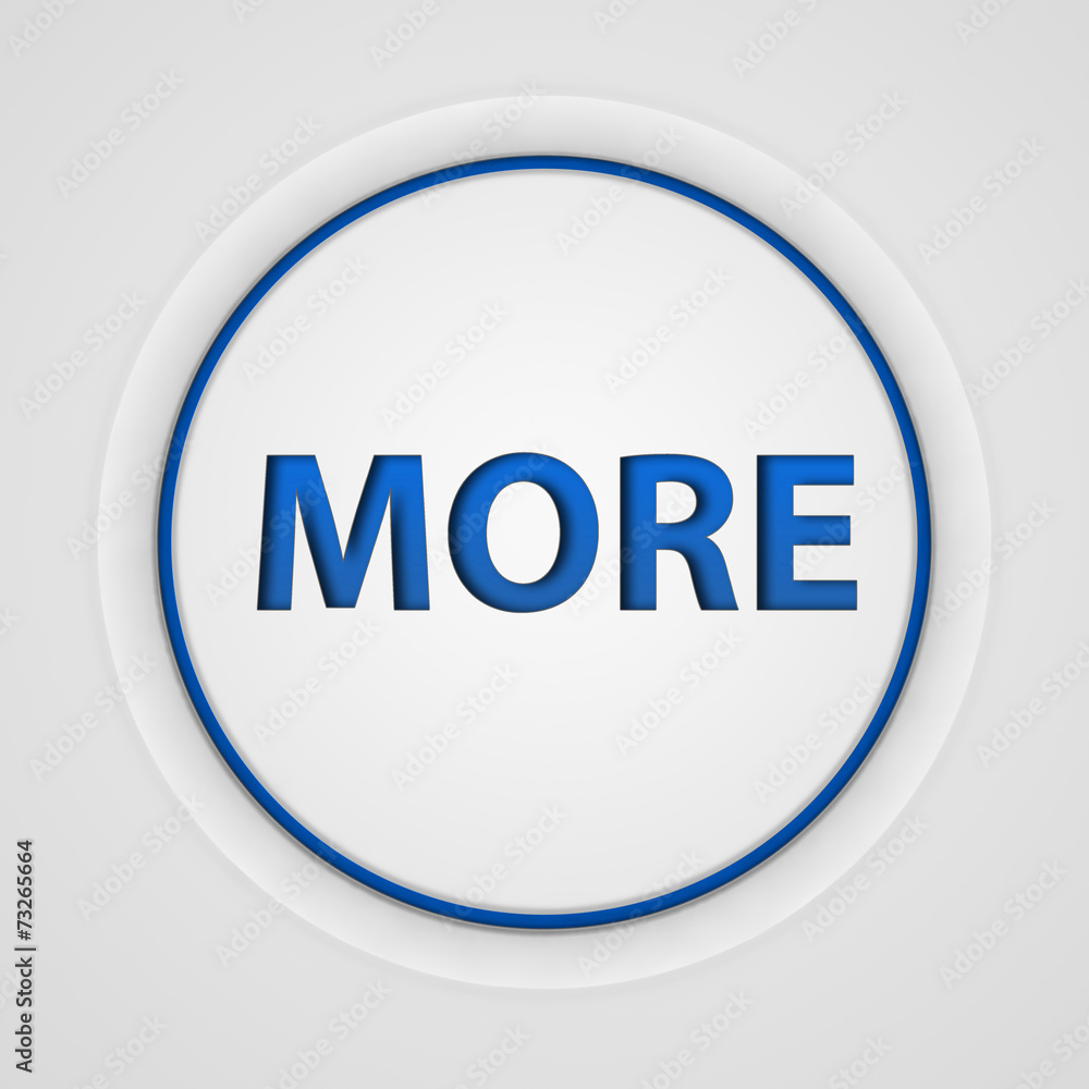 More circular icon on white background More circular icon on white background