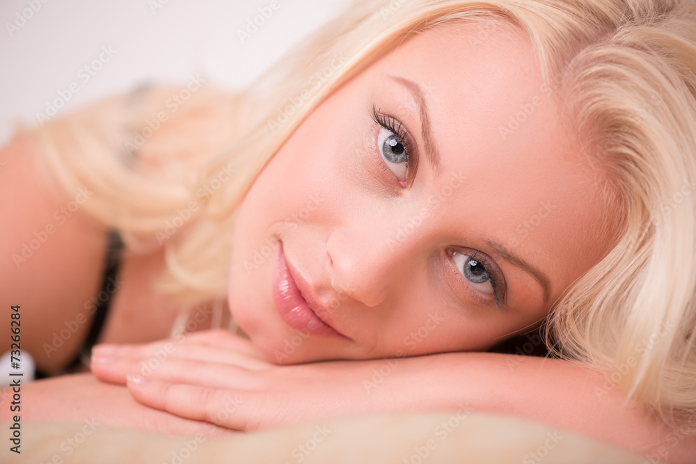 Sexy beautiful blond girl in underclothes Sexy beautiful blond girl in underclothes