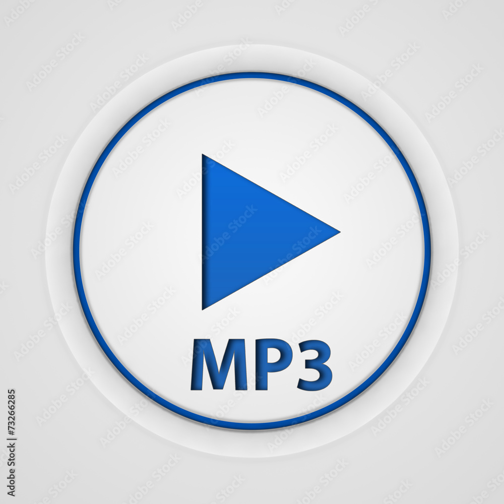 music circular icon on white background music circular icon on white background