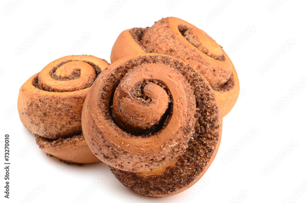 Fototapeta premium Fresh Sweet Homemade Cinnamon Rolls