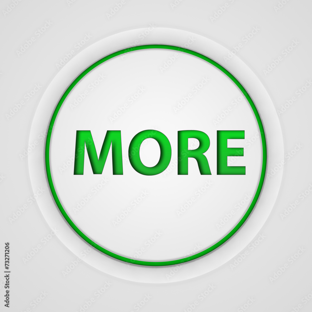 More circular icon on white background More circular icon on white background
